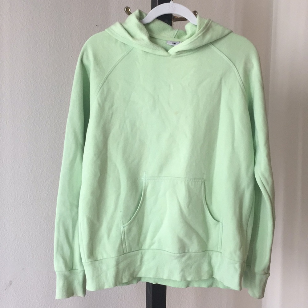 Soft Green Columbia Hoodie with Pocket